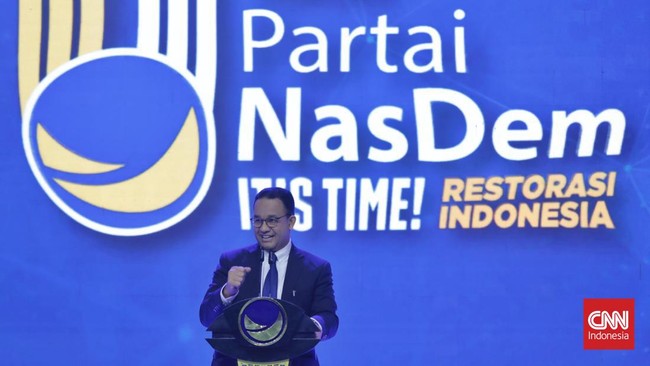 Nasdem Bebaskan Anies Cari Sosok Cawagub Jakarta 2024